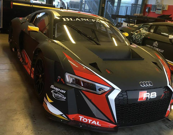 Filipe Albuquerque testa Audi R8 da WRT em Monza