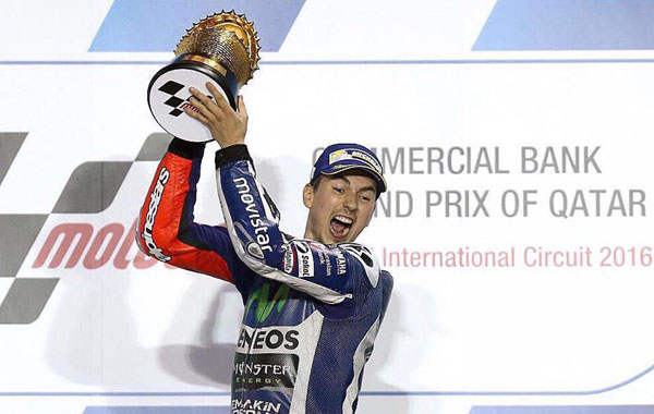 Jorge Lorenzo entra a ganhar no Mundial de MotoGP