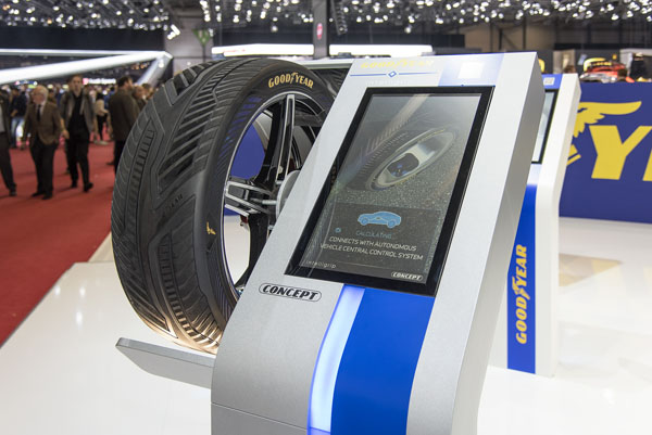Goodyear avança pneu com sensores para autónomos