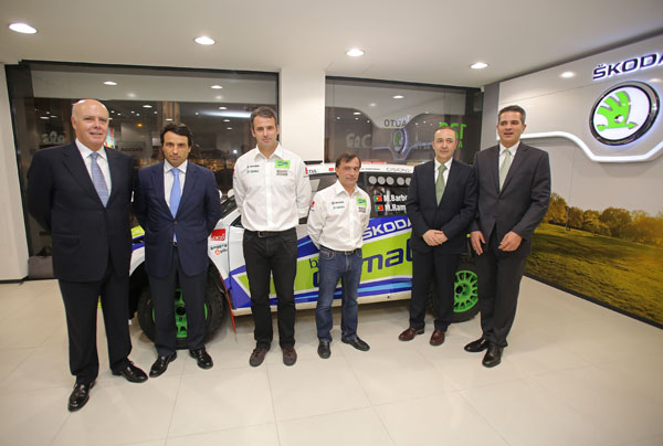 Skoda apoia Miguel Barbosa no Nacional de Ralis