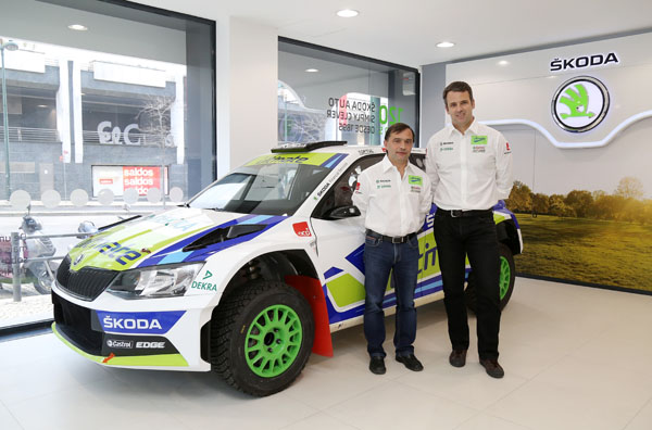Skoda apoia Miguel Barbosa no Nacional de Ralis