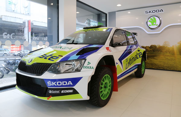 Skoda apoia Miguel Barbosa no Nacional de Ralis