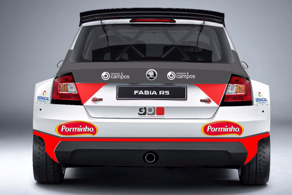 Miguel Campos mostra Skoda Fabia R5 para CNR