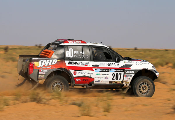 Leal dos Santos no top 5 na entrada na Mauritânia
