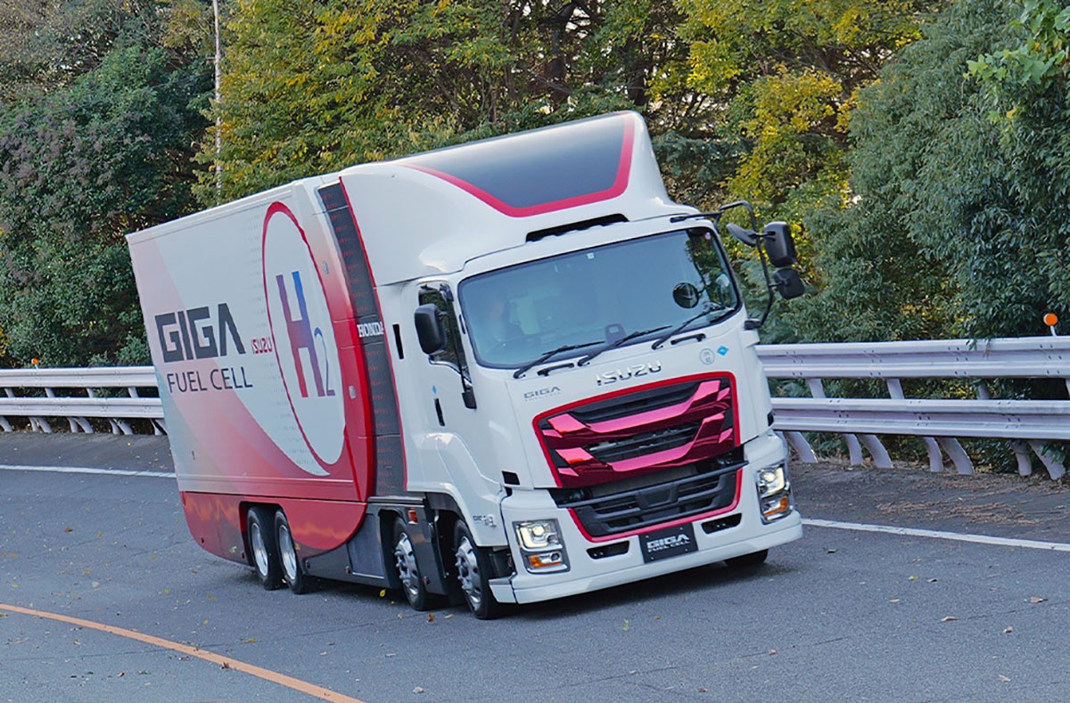 Honda e Isuzu testam camião a hidrogénio em estradas…